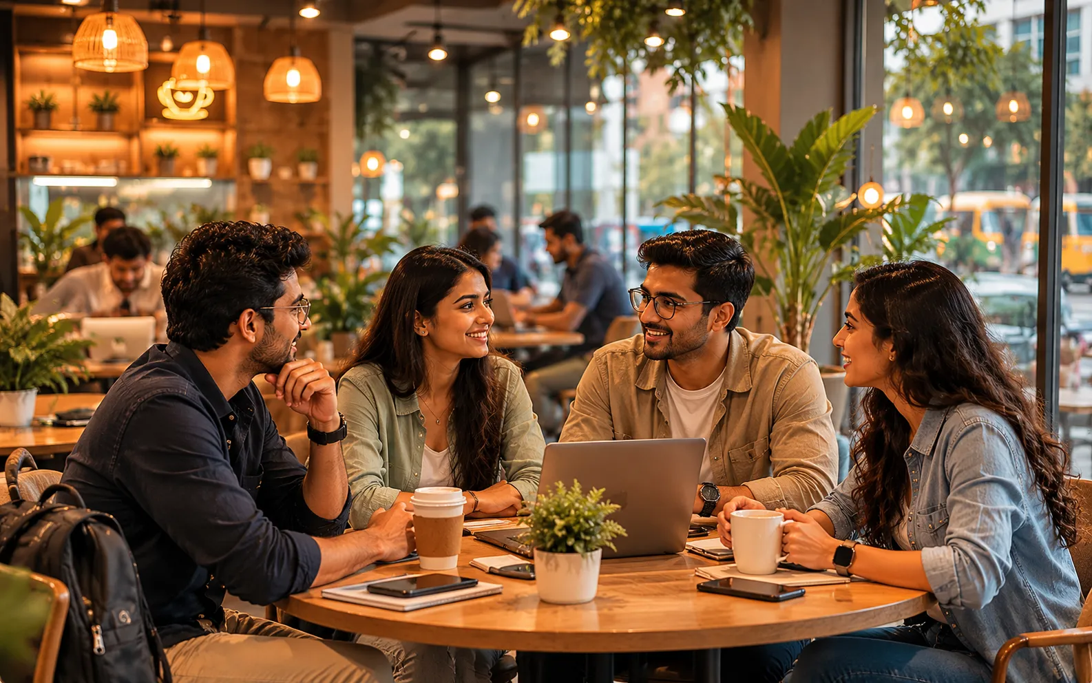 Networking over coffee